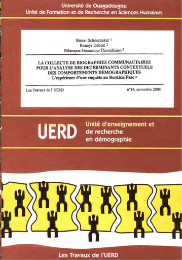 91 UERD actuel ISSP 2004  La collecte de biographies communautaires