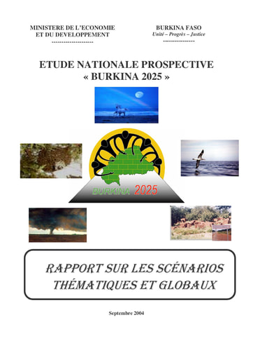 535 Min Econo 2004 ENP Rapport sur les scénarios  BF 2025