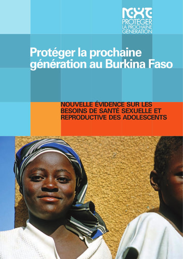 140 Guttmacher Institute ISSP Protéger prochain génération BF 2004