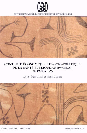 319 Gakusi Garenne 2002 Contexte économ socio polit Rwanda 1900 1992