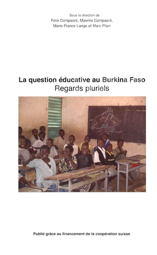 57 Compaoré et al  2007 question éducative  BF  Regards pluriels