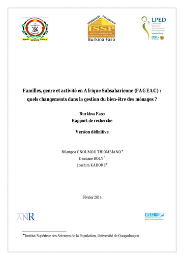 127 ISSP  2014  FAGEAC quels changements dans la gestion du bien être  ménages