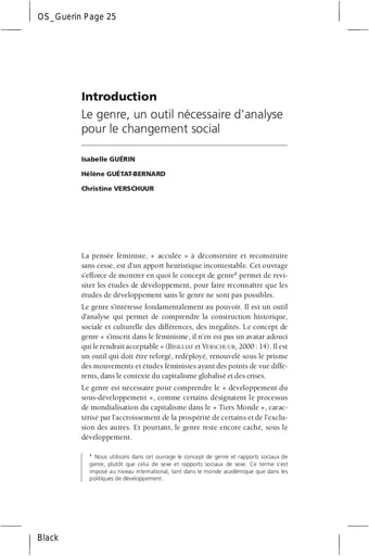 163 Guérin et al 2015 Le genre un outil nécessaire d’analyse pour changement