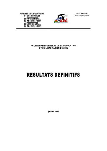 416 INSD 2008 RGPH Résultats définitif BF