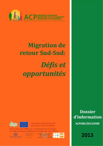 244 OIM ACP 2013 Migration de retour Sud Sud