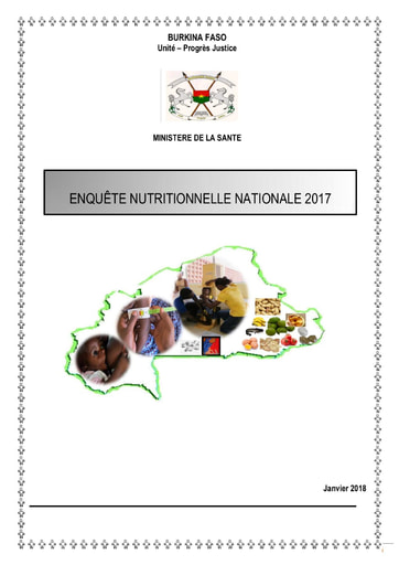 98 Min sante 2018 Enquête nutritionnelle nationale 2017  BF