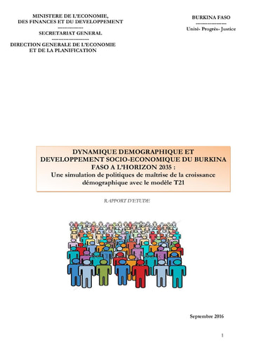 669 Min Econo 2016  Dynamique démographi développe BF horizon 2035